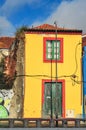 Colorful, single, family house, on shorline of main canal Royalty Free Stock Photo