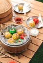 Colorful Siu Mai or Shumai Siomai Dumpling