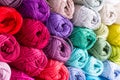 Colorful skeins of Yarn Royalty Free Stock Photo