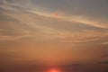 Colorful sky sunset  background.Calm sky sunset. Royalty Free Stock Photo