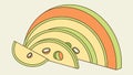 Colorful Sliced Fruit Abstract Pattern, Healthy Eat, vector design Generative AI Royalty Free Stock Photo