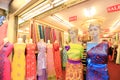 Colorful small indian cloth store Royalty Free Stock Photo