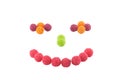Colorful smile candy