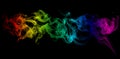 Colorful smoke Royalty Free Stock Photo