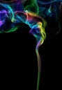 Colorful smoke