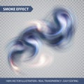 Colorful smoke on background. Vector illustration Royalty Free Stock Photo