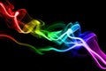 Colorful smoke Royalty Free Stock Photo