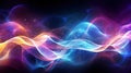 a colorful smoke and lights Royalty Free Stock Photo