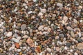 Colorful and smooth stones on the beach in Kemer, Turkey. Royalty Free Stock Photo