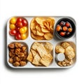 Assorted Snack Tray Royalty Free Stock Photo