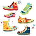 Colorful Sneakers Royalty Free Stock Photo
