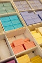 Colorful soap bars in the French Provence Royalty Free Stock Photo