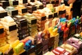 Colorful Soaps in Grand Bazaar Istanbul Turkey