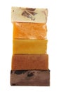 Colorful soaps isolated