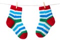 Colorful socks Royalty Free Stock Photo