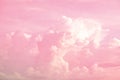 Colorful soft cloud and sky with pastel gradient color for background backdrop and postcard Royalty Free Stock Photo