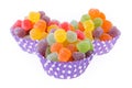 Colorful soft jelly candies