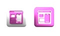 Colorful Software, web developer programming code icon isolated on white background. Javascript computer script random Royalty Free Stock Photo