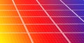 Colorful solar panels background Royalty Free Stock Photo