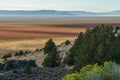 Colorful Southern Goose Lake, California