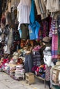 Colorful souvenirs on the market in Copacabana, Bolivia