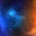 Colorful Space Galaxy Background with Light,