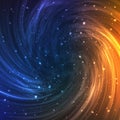 Colorful Space Galaxy Background with Light, Royalty Free Stock Photo