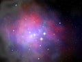 Colorful space nebula Royalty Free Stock Photo