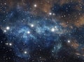 Colorful space star nebula Royalty Free Stock Photo