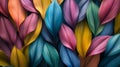 Colorful Speckled Leaves Texture Background
