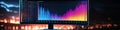 colorful spectrum analysis chart displayed on a high-definition scientific monitor