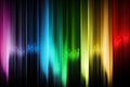 Colorful spectrum rainbow vertical lines - AI Generated