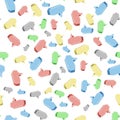 Colorful Speech Bubbles Seamless Pattern Royalty Free Stock Photo