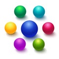 Colorful sphere or ball isolated