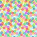 Colorful spheres balls seamless pattern Royalty Free Stock Photo