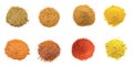 Colorful spices variety Royalty Free Stock Photo