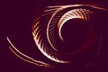 Colorful spiral abstract circular rotating spiral