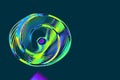 Colorful spiral abstract circular rotating spiral