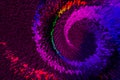 Colorful spiral abstract circular rotating spiral
