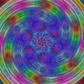 Colorful spiral fractal design background Royalty Free Stock Photo