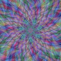 Colorful spiral stripe fractal design Royalty Free Stock Photo