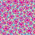 Colorful splashes seamless pattern.