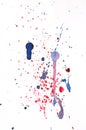 Colorful splats Royalty Free Stock Photo