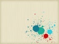 Colorful splats background