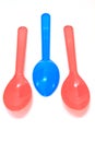 Colorful Spoon plastic Royalty Free Stock Photo