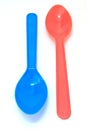 Colorful Spoon plastic Royalty Free Stock Photo