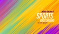 Colorful sports lines background