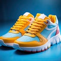 Colorful sports shoes.