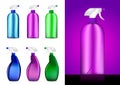 Colorful Spray bottles