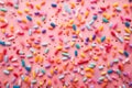 Colorful sprinkle pattern creates an eye catching background for various designs